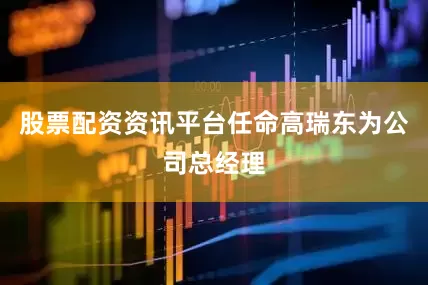 股票配资资讯平台任命高瑞东为公司总经理