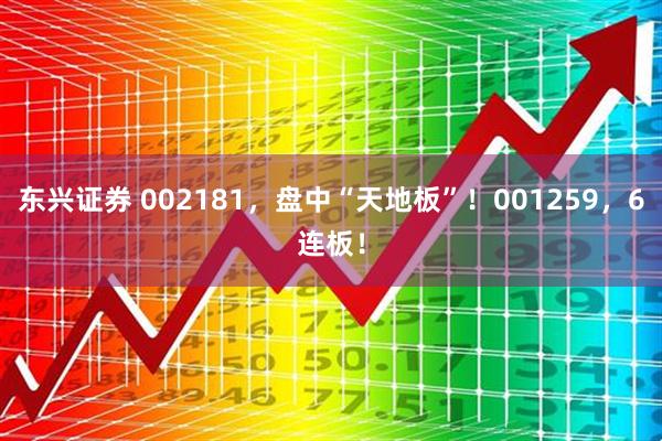 东兴证券 002181,盘中“天地板”!001259,6连板!