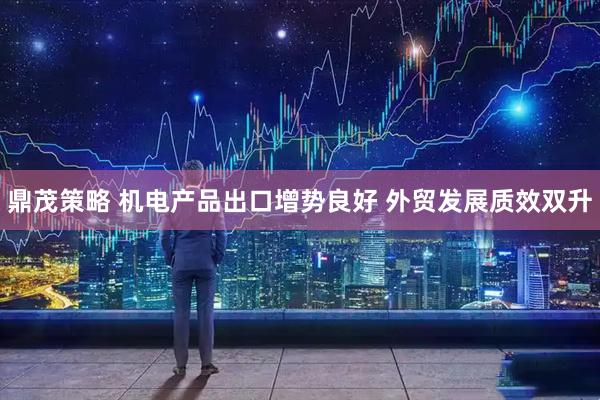 鼎茂策略 机电产品出口增势良好 外贸发展质效双升