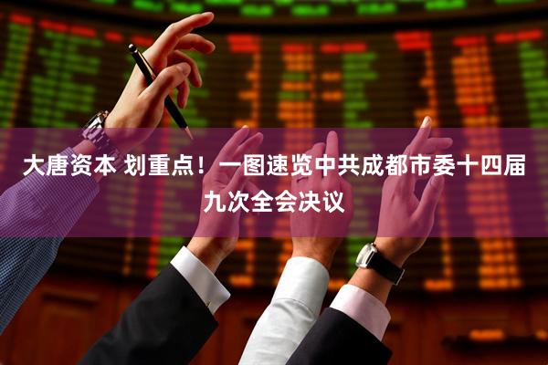 大唐资本 划重点！一图速览中共成都市委十四届九次全会决议